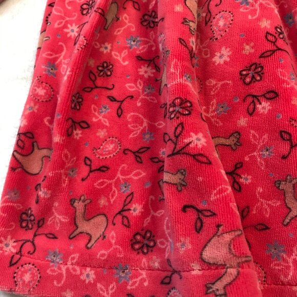 Vintage Zutano Collection Animal Print Dress Baby Girls Size 12-18M Cotton Blend - Picture 5 of 9